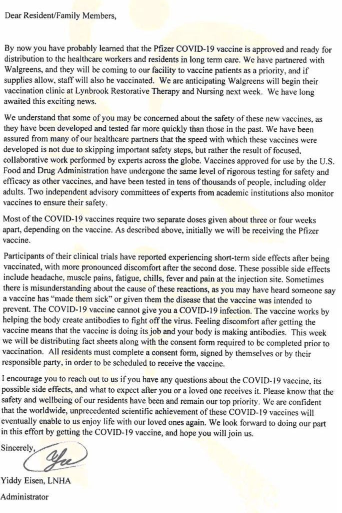 example of religious exemption vaccination letter