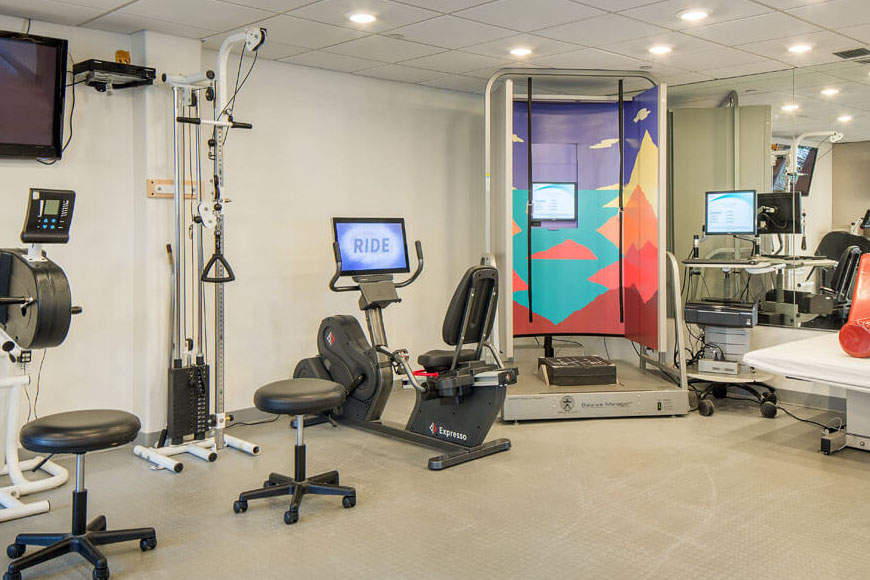 The gym at Lynbrook Restorative on Long Island